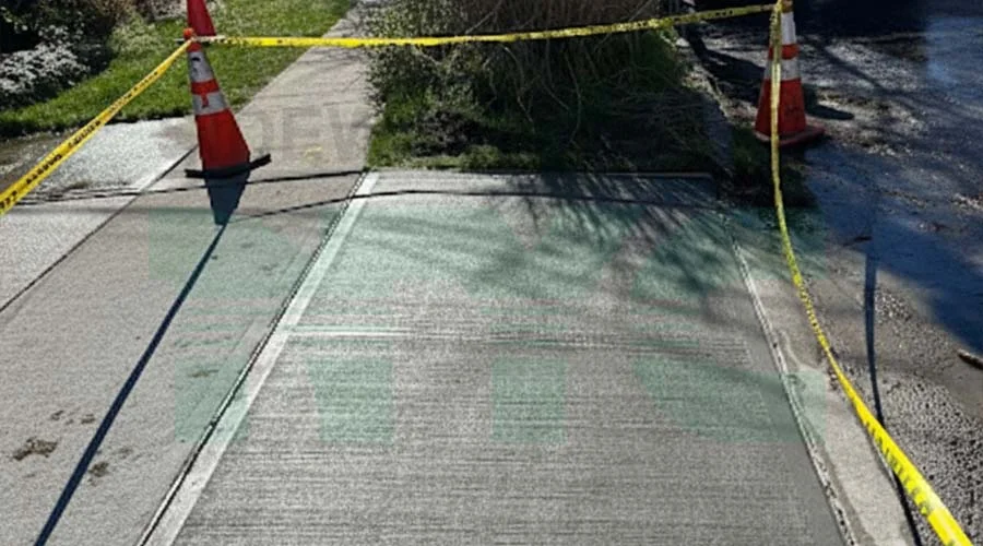 NYC sidewalk repair permit from DOT